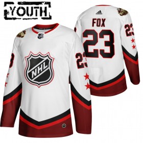 Dresovi New York Rangers Adam Fox 23 2022 NHL All-Star Bijeli Authentic - Dječji